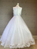 MASSIVE COMMUNION DRESS SALE 2024!!! Poinsettia White Communion Dress - CT5187