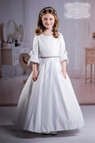 MASSIVE COMMUNION DRESS SALE 2024!!!  Sweetie Pie White Communion Dress - 4081