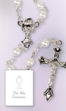 Communion Rosary Beads - 6120