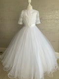 MASSIVE COMMUNION DRESS SALE 2024!!!  White Communion Dress - EG19293