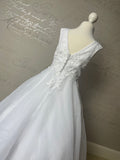 MASSIVE COMMUNION DRESS SALE 2024!!!  Romantica White Communion Dress - EG19609A