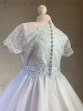 MASSIVE COMMUNION DRESS SALE 2024!!! Little People Communion White Dress - Krysta