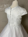 MASSIVE COMMUNION DRESS SALE 2024!!! Poinsettia White Communion Dress - ST1338