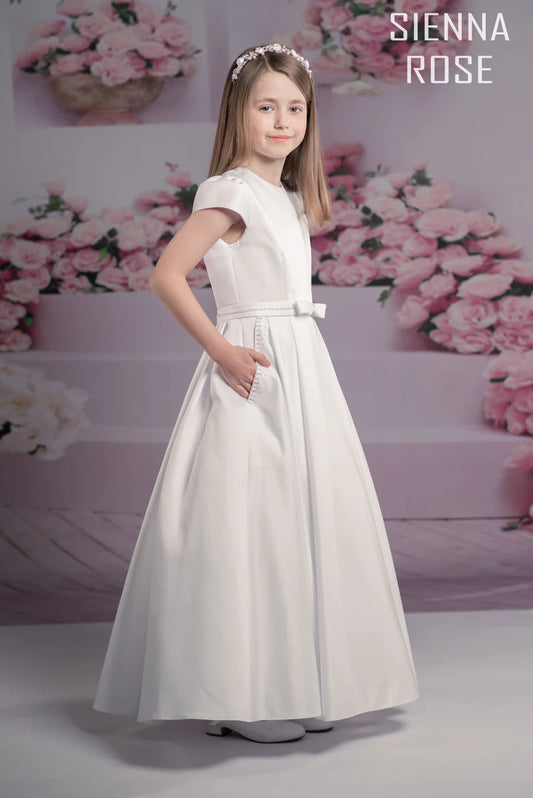 Sweetie Pie - Sienna Rose White Communion Dress - SR708