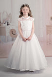 MASSIVE COMMUNION DRESS SALE 2024!!! Sweetie Pie - Rosa Bella White Communion Dress - RB638