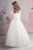 MASSIVE COMMUNION DRESS SALE 2024!!! Sweetie Pie - Rosa Bella White Communion Dress - RB638