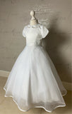 MASSIVE COMMUNION DRESS SALE 2024!!! Poinsettia White Communion Dress -  CT5211