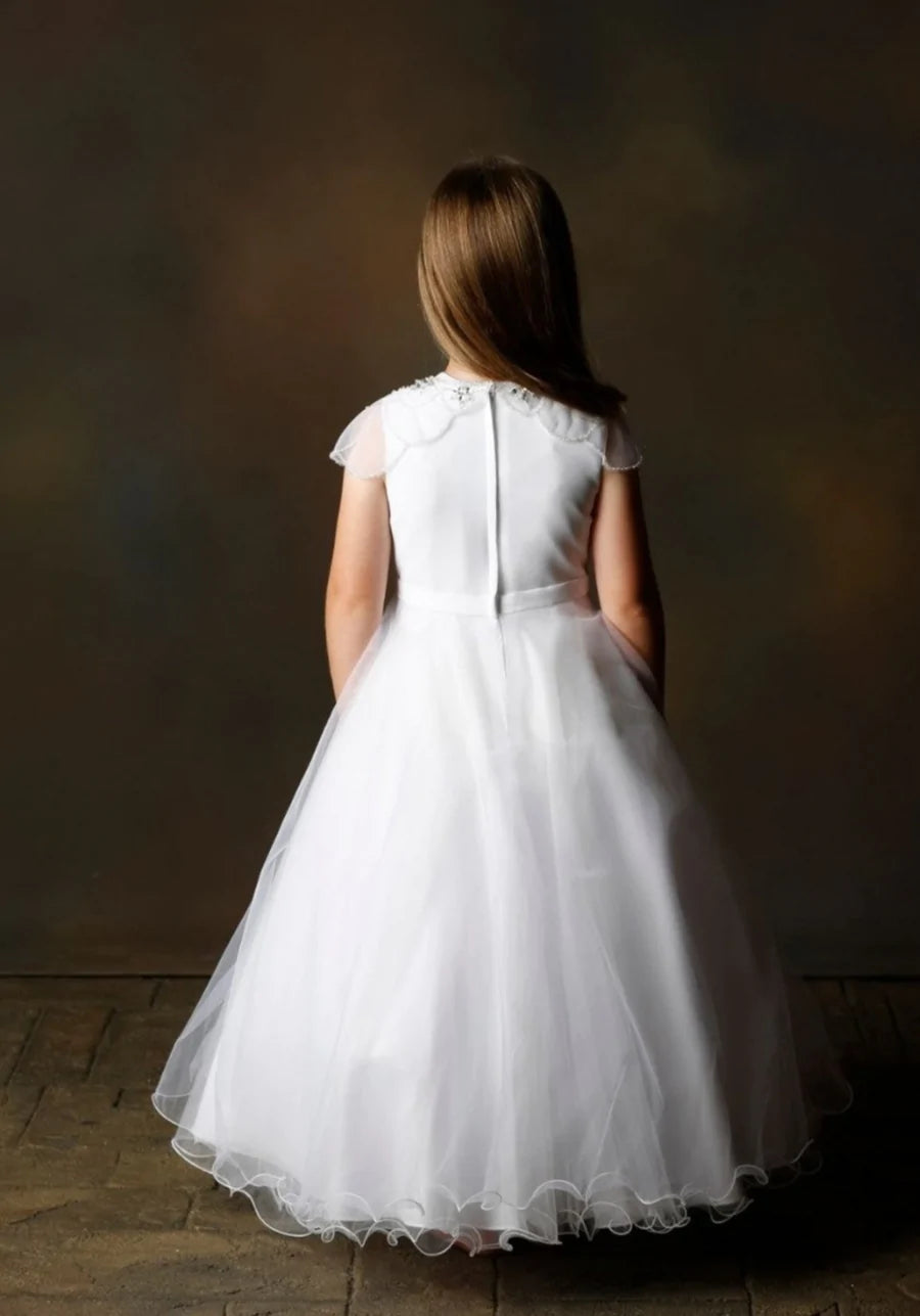 Little People Communion White Dress - Tatum