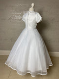 MASSIVE COMMUNION DRESS SALE 2024!!! Poinsettia White Communion Dress -  CT5211