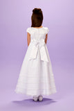 MASSIVE COMMUNION DRESS SALE 2024!!! Peridot White Communion Dress - P133