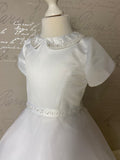 MASSIVE COMMUNION DRESS SALE 2024!!! Poinsettia White Communion Dress -  CT5211