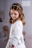 MASSIVE COMMUNION DRESS SALE 2024!!!  Sweetie Pie White Communion Dress - 4081