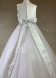 MASSIVE COMMUNION DRESS SALE 2024!!! Poinsettia White Communion Dress - CT5212