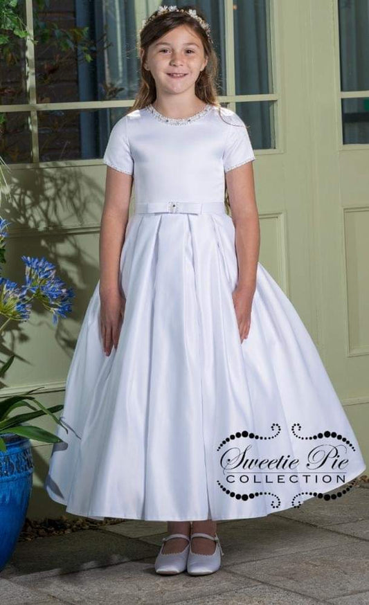 MASSIVE COMMUNION DRESS SALE 2025!!! Sweetie Pie White Communion Dress - April