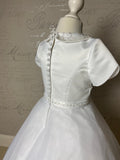 MASSIVE COMMUNION DRESS SALE 2024!!! Poinsettia White Communion Dress -  CT5211