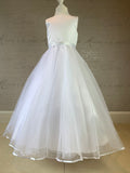 MASSIVE COMMUNION DRESS SALE 2024!!! Poinsettia White Communion Dress - CT5212