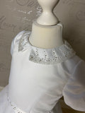 MASSIVE COMMUNION DRESS SALE 2024!!! Poinsettia White Communion Dress -  CT5211