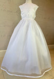 MASSIVE COMMUNION DRESS SALE 2024!!!  Little People Communion White Dress - Oasis