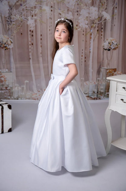 MASSIVE COMMUNION DRESS SALE 2025!!! Sweetie Pie White Communion Dress - April