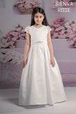 MASSIVE COMMUNION DRESS SALE 2024!!! Sweetie Pie- Sienna Rose White Communion Dress - SR706